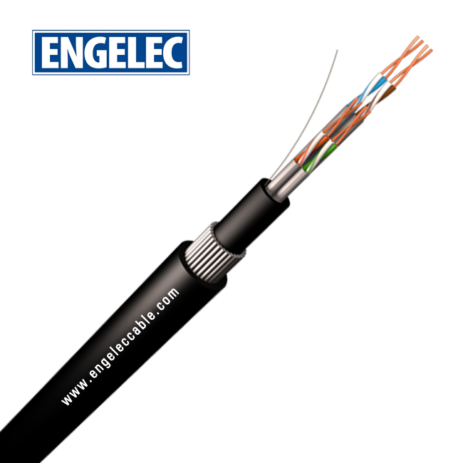 Outdoor SWA Armoured Shielded U/FTP Cat 6 Lan Cable 