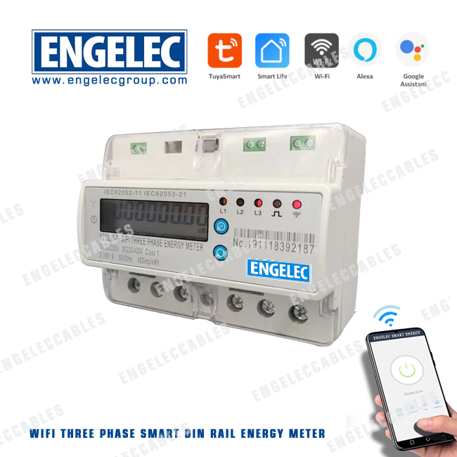 EEDTS238-7W WiFi DIN Rail Three Phase Smart Energy Meter