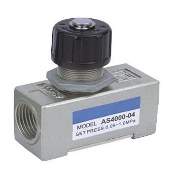 AS series flow control valve pneumatic