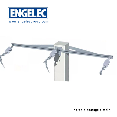 Traverse herse d'ancrage simple H61