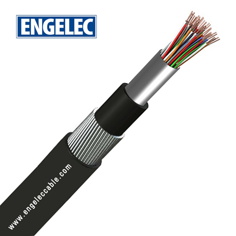 Cellular Solid PE Insulated & PE Sheathed Jelly Filled Steel Wire Armored SWA Water Proof Outdoor Telephone Cables CW 1128/1179/1198