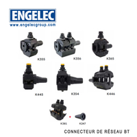 Connecteur de réseau à perforation d'isolant