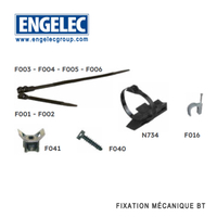 Berceau de ffxation, Fixation sur poteau