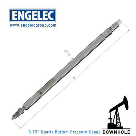 0.75" Multi-Gauge Permanent Quartz Bottom Pressure Tool