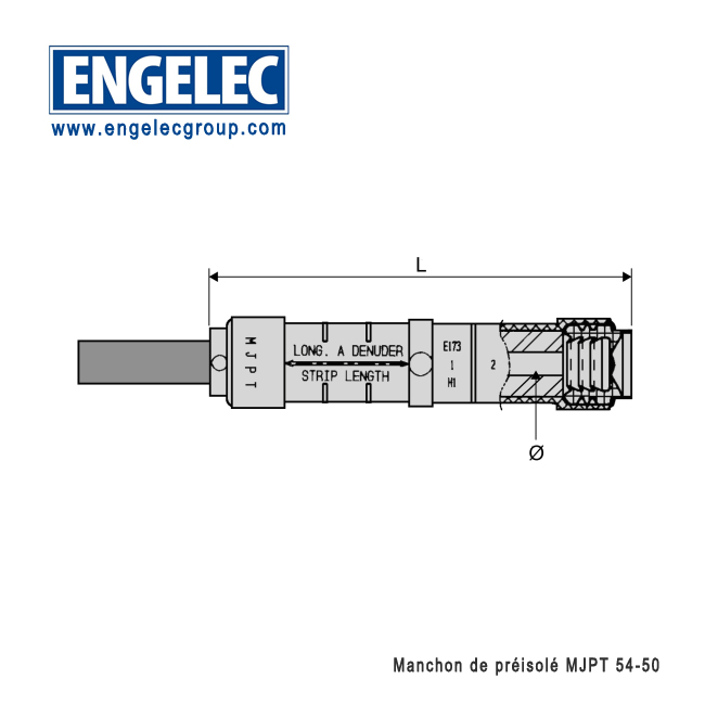Manchon de phase préisolé MJPT 54