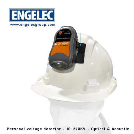 Helmet Optical & Acoustic Personal Voltage Detector- Medium voltage 10~220kV
