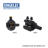 Connecteur de réseau pour conducteur nu