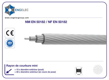 ASTER CÂBLE NU ALLIAGE D'ALUMINIUM (AAAC)