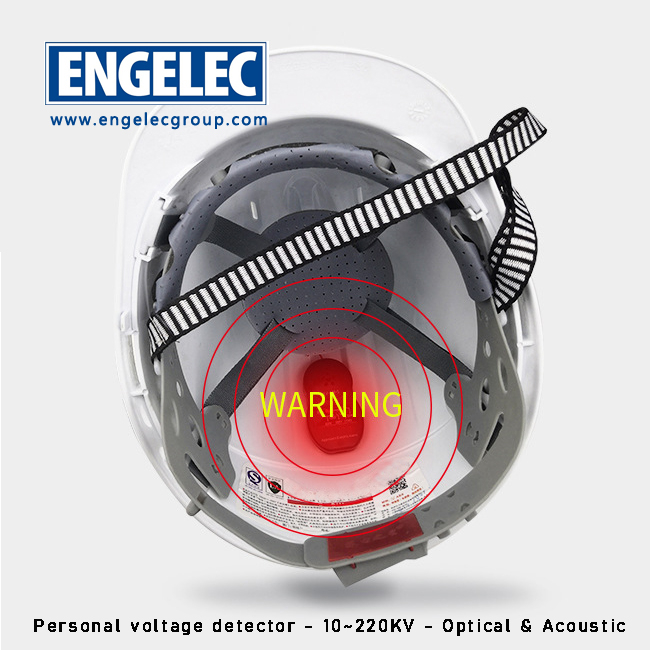 Helmet Optical & Acoustic Personal Voltage Detector- Medium voltage 10~220kV
