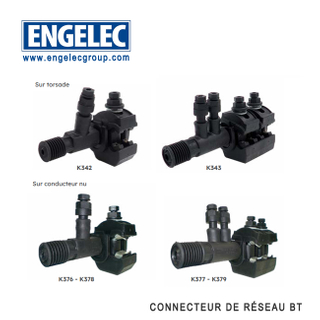 Connecteur de réseau à dérivé démontable