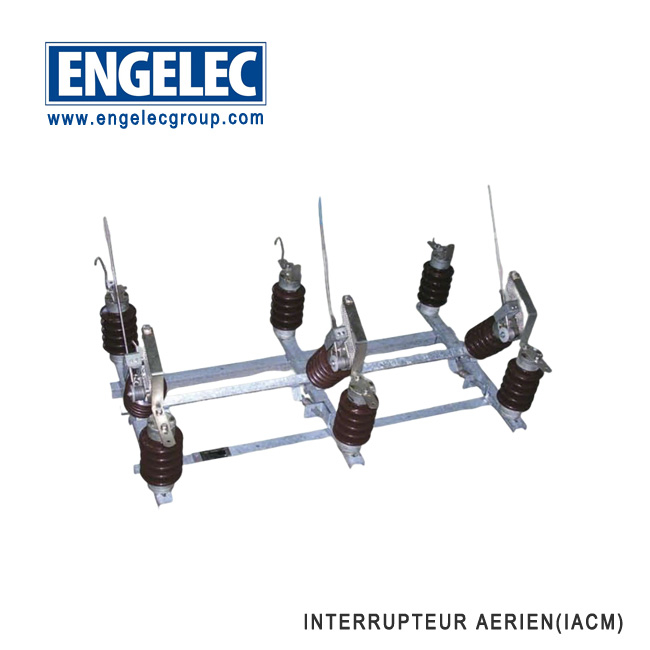 INTERRUPTEUR AERIEN À COMMANDE MANNUELLE EN PORCELAINE/COMPOSITE IACM