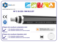 Unipolaire 18/30(36)kV Câbles moyenne HTA NF C 33-226 Aluminium S26 TOUT TERRAIN