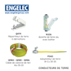 Câble de terre aluminium et accessoires