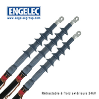 Extrémités Unipolaires Extérieur Normal Rétractables à Froid 24kV E3UEN RF RSM 50-240mm²
