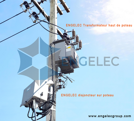 BT Disjoncteur haut de poteau bloc déclencheur numérique - D165T -100kVA