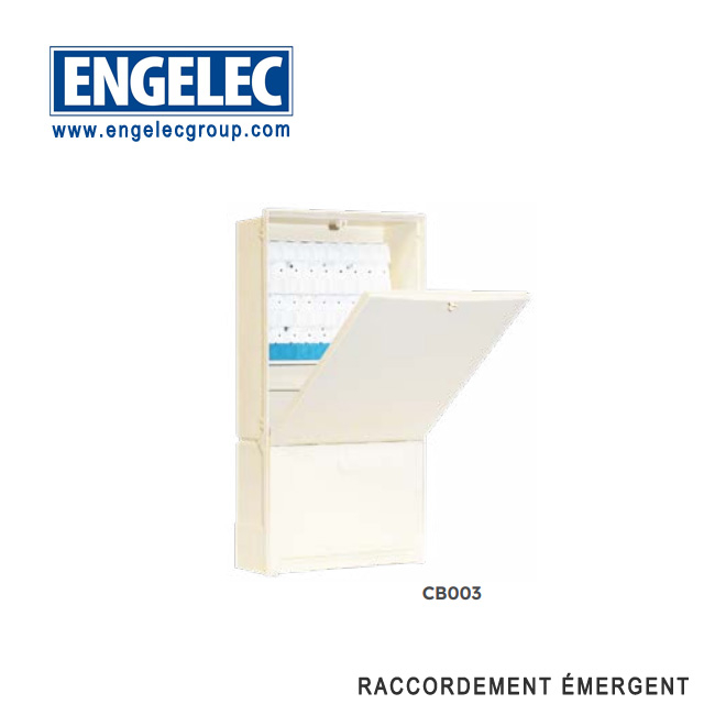Coffret rigide avec ouverture panneau amovible