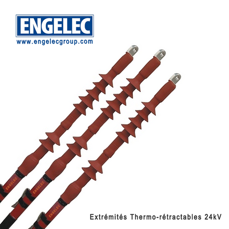 Extrémités Unipolaires Intérieures Thermo-rétractables 24kV type E3UITH 50-240 Alu/Cu