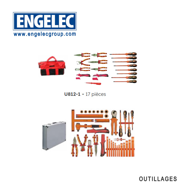 Outillages isolés BT - Kits électricien